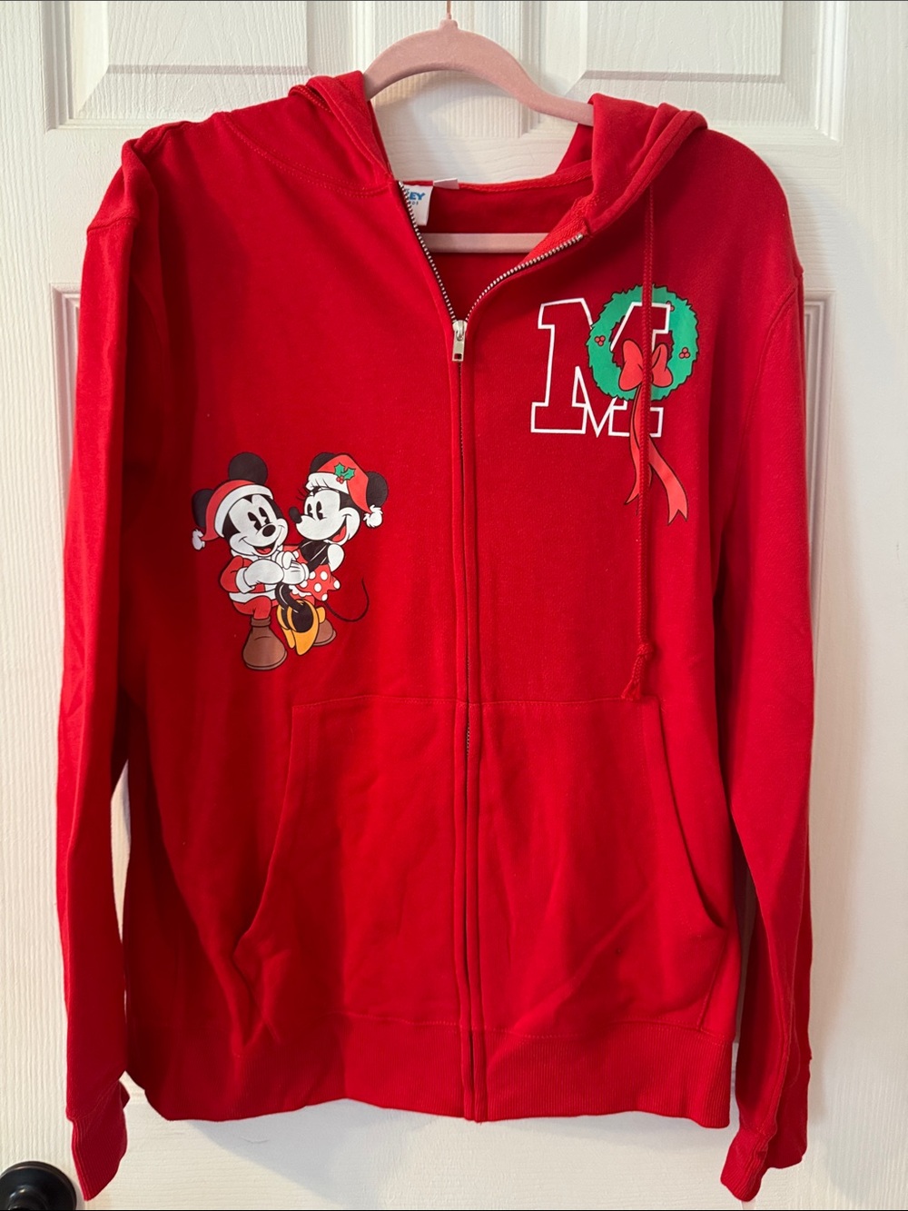 Disney Mickey & Friends Holly Jolly Zip Up